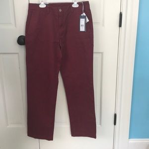 Maroon Vineyard Vines Khaki Pants